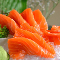 三文鱼刺身新鲜海鲜日式料理寿司生鱼片即食冷冻 每份450克左右 一份装
