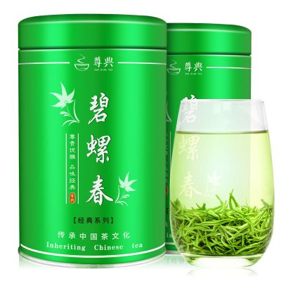 碧螺春绿茶新茶叶浓香型茶叶正宗明前春茶嫩芽罐装散装礼盒装