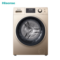 海信(Hisense)10公斤全自动变频洗烘滚筒洗衣机 54cm超薄机身 健康筒自清洁 HD100DES142F