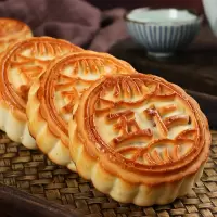 老式手工月饼中秋广式五仁芝麻红豆沙馅小月饼散装批发零食