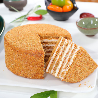 俄罗斯风味提拉米苏蜂蜜奶油蛋糕西式面包袋装零食品早餐