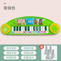 早教音乐电子琴儿童玩具女孩婴幼儿启蒙智力开发玩具01-3-6岁儿童 送电池 绿色电子琴