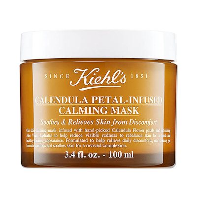 美国 Kiehls科颜氏 金盏花保湿舒缓面膜100ml 舒缓修护深层补水涂抹式面膜