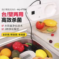 海尔(Haier) 果蔬清洗机壁挂式家用洗菜机蔬菜水果鱼肉虾去农残净化机 白色 HJ-756