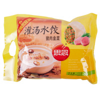 思念家庭装猪肉韭菜灌汤水饺1kg