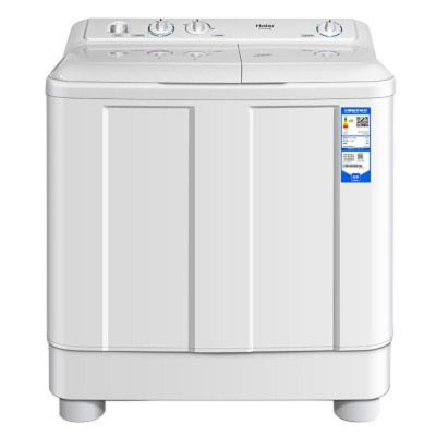 海尔XPB100-628S(Haier) 半自动洗衣机双缸半自动 10kg大容量家用双筒双桶双缸老式波轮 双缸大容量
