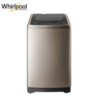 惠而浦(Whirlpool)朗净系列10kg大容量全自动波轮洗衣机WVD101521RG流沙金