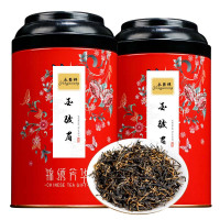 痴福 金骏眉茶叶头春红茶武夷山桐木金俊眉散罐礼盒装250g蜜香型 锦绣芳华小红