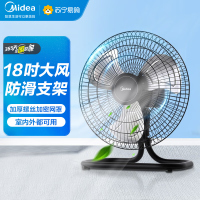 美的(Midea) 趴地扇 FS45-23B大功率工业风扇 家用台式电风扇 坐地爬地扇 工厂商用金属扇大风力