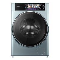 美的洗烘套装滚筒洗衣机热泵烘干机10公斤大容量元气系列MG100CR15+MH100CR15