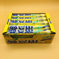 曼妥思劲嚼充气条糖柠檬口味14粒装 37g
