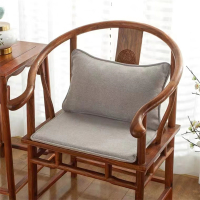棉麻坐垫纯色沙发坐垫50*50cm