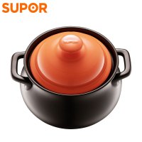 苏泊尔(SUPOR)砂锅汤锅炖锅4.5L新陶养生煲惠系列陶瓷煲 EB45MAT01