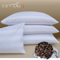 三层全棉荞麦枕头荞麦壳枕芯 纯荞麦皮枕头 缎条枕 全荞麦枕