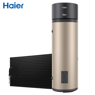 海尔(Haier)太空能空气能热水器家用热泵一级节能大容量恒温平板式热省电水器 手机智控TK48/200-KD1(U1)