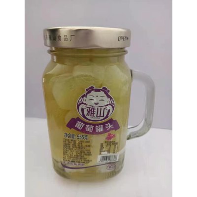 雅山葡萄罐头555g(水杯)