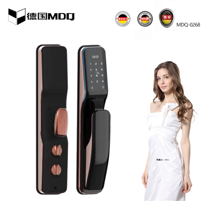 德国麦德琪MDQ智能指纹锁MDQ-0268高端智能指纹密码锁