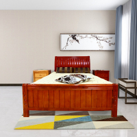 草野家具实木床 单人床 （含棕垫8CM厚，不含床头柜）CY-901型