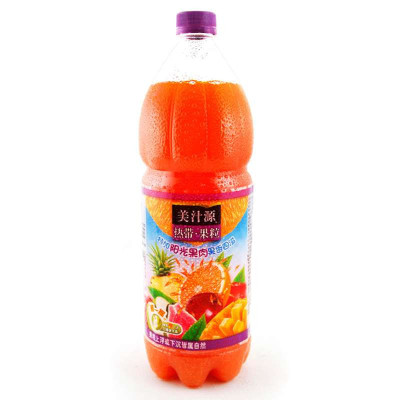 美汁源热带果粒1.25L