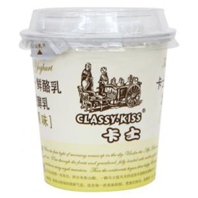 卡士100g原味杯酸奶