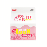 光明酸奶饮品(look)噜渴 白桃慕斯味 200ml