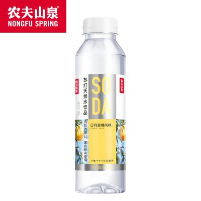 农夫山泉苏打天然水日向夏橘风味410ml