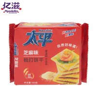 太平加铁梳打芝麻口味100g