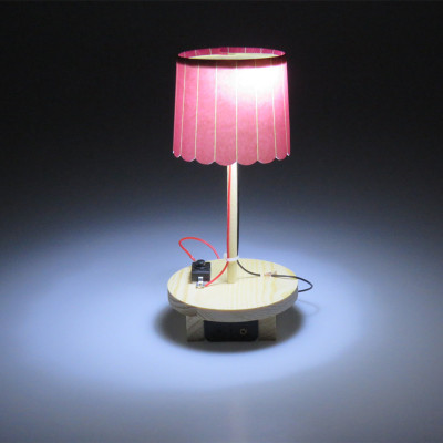 学生科技小制作小发明 手工创意台灯diy材料幼儿园科学实验玩具 台灯[材料包]