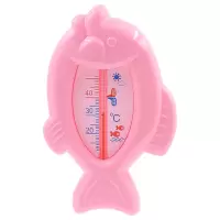 水温计 测水温婴儿温度计宝宝洗澡专用新生儿家用儿童沐浴水温表 粉色水温计