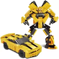 兼容乐高积木益智拼装变形金刚机器人大黄蜂6-8-12岁玩具男孩子 大黄蜂