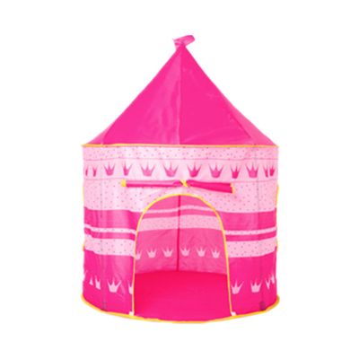 帐篷儿童室内游戏屋床上公主女孩玩具过家家小孩房子分床神器 公主粉色 单个帐篷