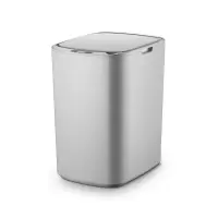 智能垃圾桶带盖子感应垃圾桶客厅欧式高档家居用品卧室厨房大容量 现代智能垃圾桶-灰色