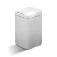 智能垃圾桶感应全自动开盖家用客厅厨房卫生间网红自动换袋垃圾桶 智能垃圾桶12L电池款感应+按键