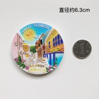 旅游网红城市景点纪念品创意树脂立体冰箱贴厦门西安重庆成都南京 鼓浪屿花语