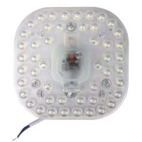 (买3发4)led透镜模组吸顶灯替换光源改造板灯盘圆形方形灯珠 36w白光