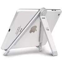 手机平板电脑支架桌面迷你折叠支架金属懒人支架iPad平板手机通用 精装版-平板电脑豪华铝合金支架