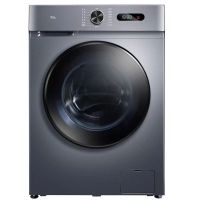 TCL洗衣机 G80L130-B 8公斤全自动变频滚筒洗衣机 香薰热力除菌 中途添衣 1.06洗净比 超薄嵌入洗衣机