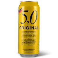 5.0自然浑浊型小麦啤酒500ml