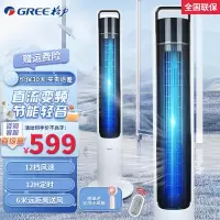 格力(GREE) 电风扇塔扇高端直流变频家用遥控落地扇低躁轻音立式无叶风扇 FLZ-09X63Bg