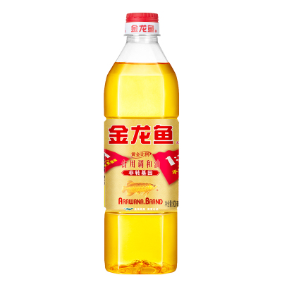 金龙鱼黄金比例食用调和油900ml(非转)食用油