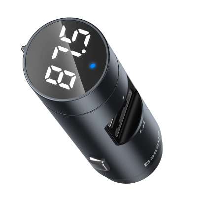 倍思 能量柱车载蓝牙MP3充电器(蓝牙5.0+5V/3.1A)颜色随机