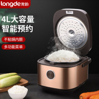 龙的(longde)电饭煲LD-FS45C电饭锅触摸操控预约一键香浓粥多功能 4L