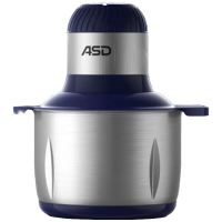 爱仕达(ASD)家用绞肉机碎肉机3L大容量双档速率可调四叶刀不锈钢碗AM-J30J603