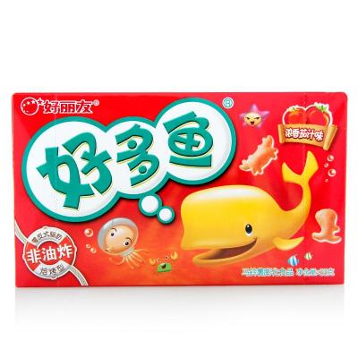 好丽友 好多鱼 浓香茄汁味33g/盒(休闲零食)