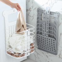 脏衣篮可折叠装洗衣篓子放脏衣服的收纳筐卫生间壁挂家用浴室神器