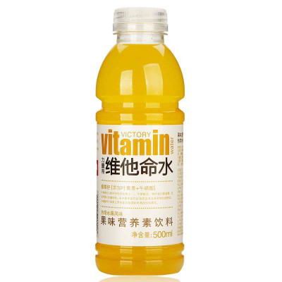 力量帝维他命水果味营养素饮料(热带水果风味)500ml瓶装