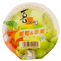 L.喜之郎果肉果冻苹果葡萄味200g