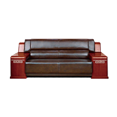 美沐芯品办公沙发/皮沙发(多色可选)XP-BGSP002实木扶手,进口西皮