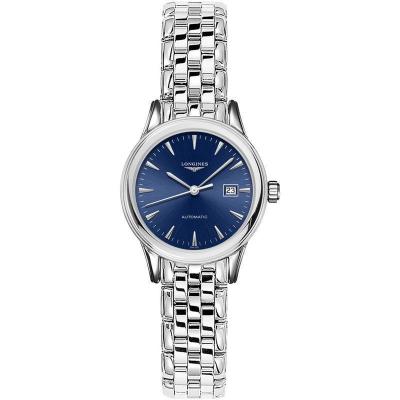 [官方正品]浪琴LONGINES 瑞士名表 旗舰系列 女士商务时尚自动机械腕表 L4.374.4.92.6