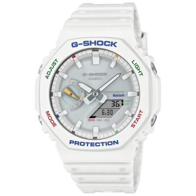 卡西欧(CASIO) G-Shock 简约百搭商务休闲防水 女士石英手表GAB2100FC-7A